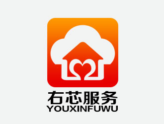 余亮亮的右芯服務(wù)logo設(shè)計