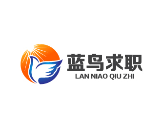 曉熹的藍鳥求職logo設計