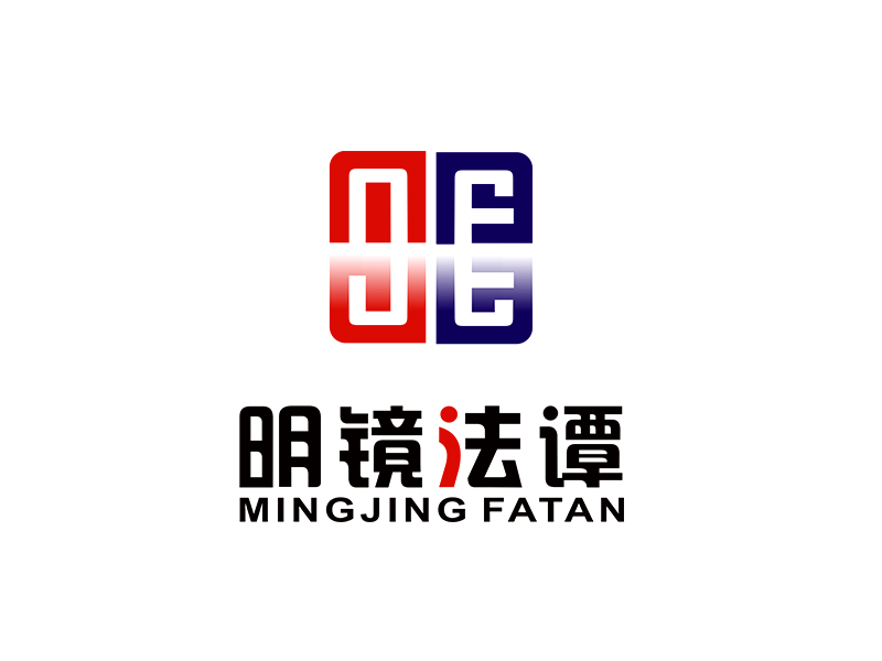 李杰的明鏡法譚logo設(shè)計(jì)