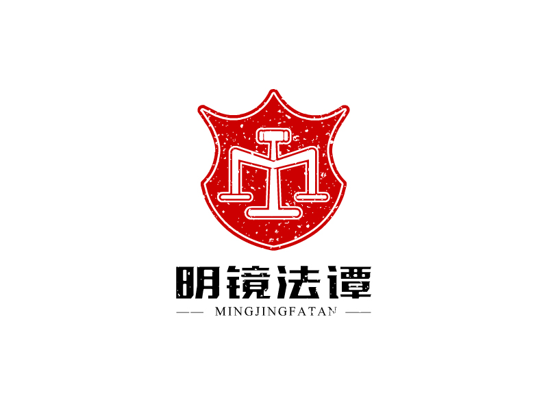 張發(fā)國(guó)的明鏡法譚logo設(shè)計(jì)